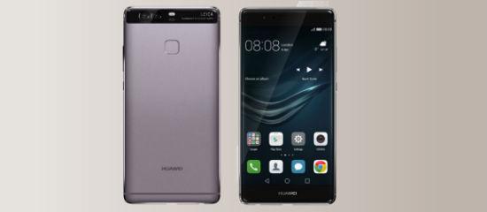 The Huawei P9 in gray