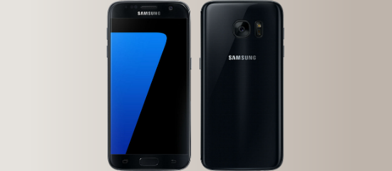 El Samsung Galaxy S7 en negro